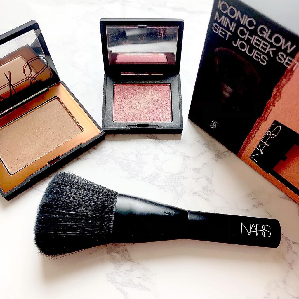 アイコニックグロー ミニチークセット/NARS/メイクアップキットを使ったクチコミ（1枚目）
