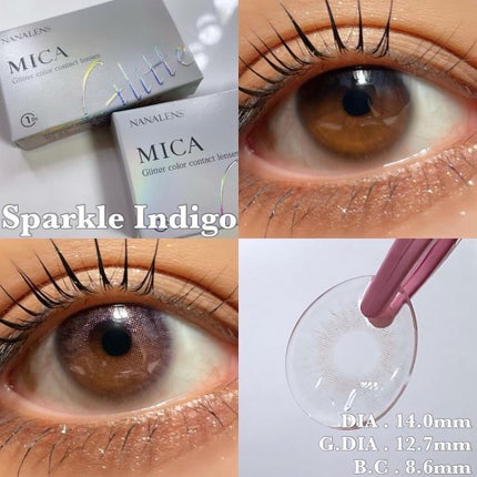 MICA.3month/NANA LENS/カラーコンタクトレンズを使ったクチコミ(9枚目)