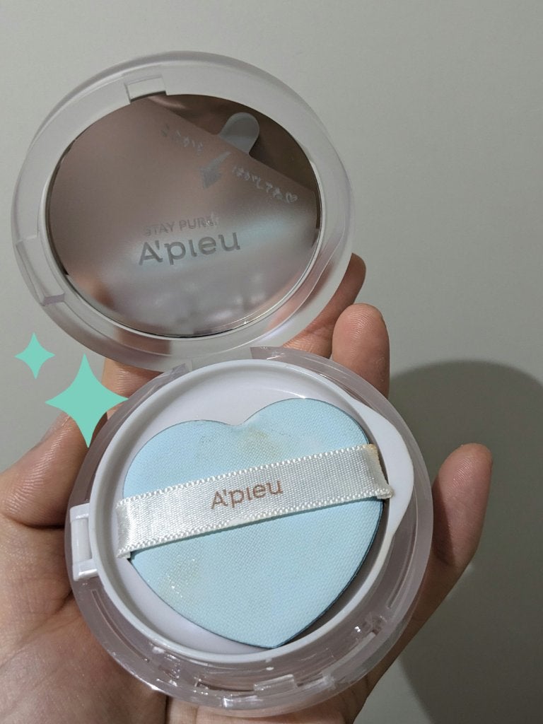 ウォーターロック サラサラパクト/A’pieu/フェイスパウダーを使ったクチコミ(3枚目)