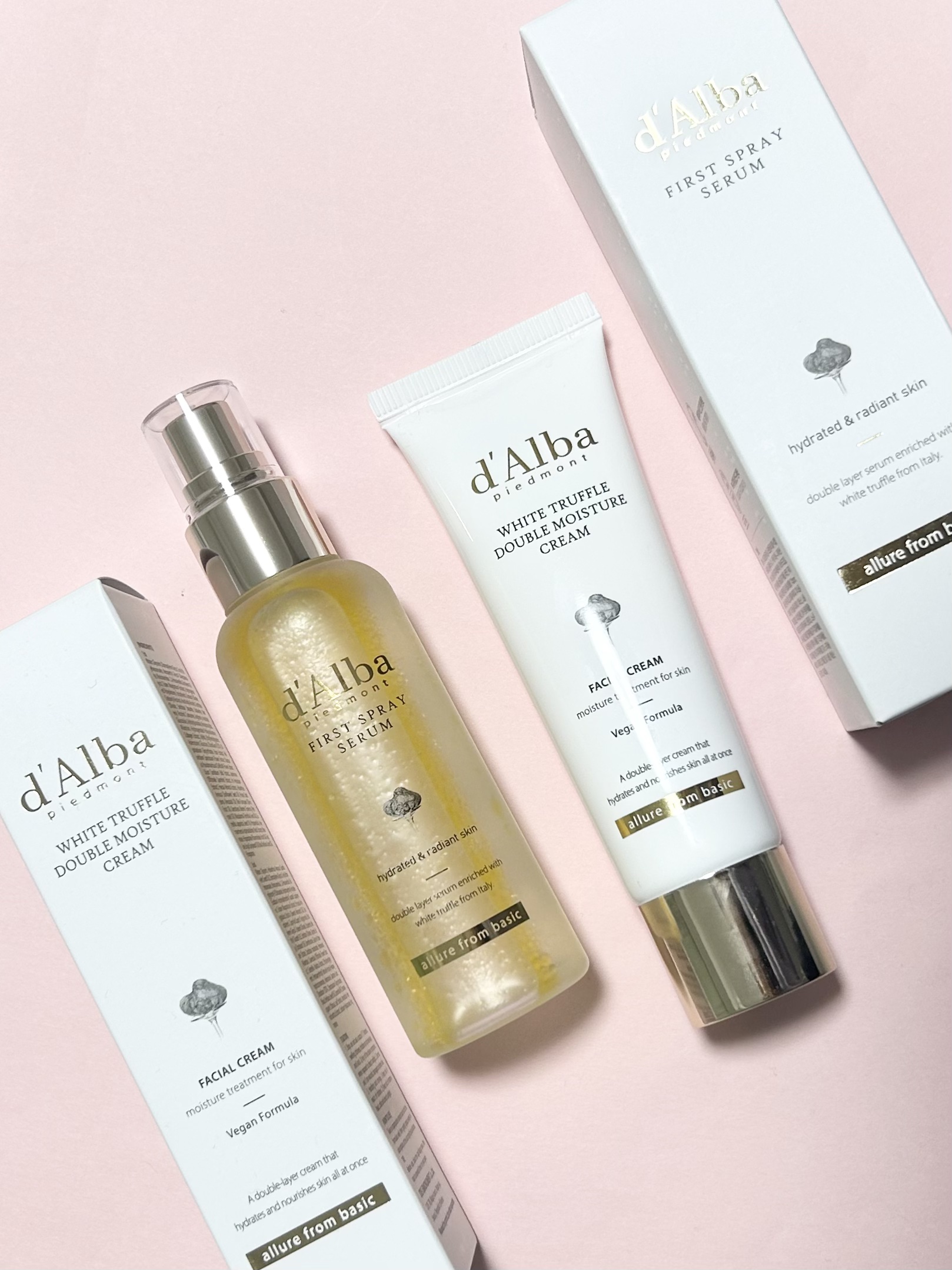 ダルバ ホワイトトリュフファーストスプレーセラム/ダルバ/ミスト状化粧水を使ったクチコミ（1枚目）