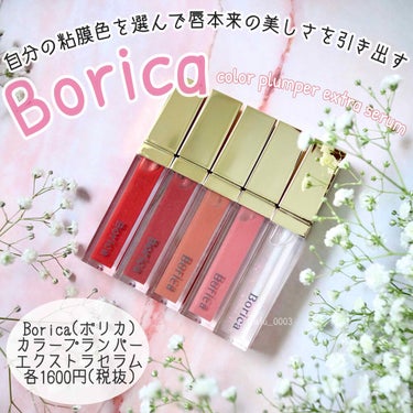 カラープランパー エクストラセラム 02 Mucosal Bordeaux(ムーコ—サルボルドー)/Borica/リップグロスを使ったクチコミ（1枚目）