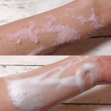 Q+Me スウィート ボム タラソ スクラブ/AGARISM/バスト・ヒップケアを使ったクチコミ(3枚目)