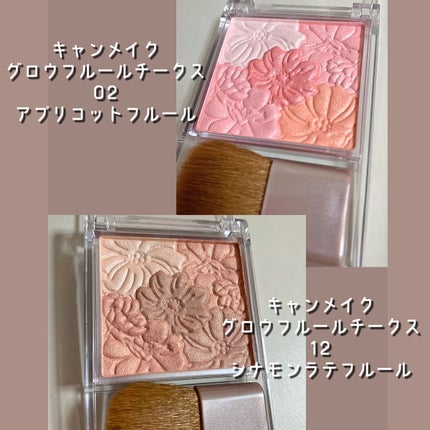 グロウフルールチークス/キャンメイク/パウダーチークを使ったクチコミ(2枚目)