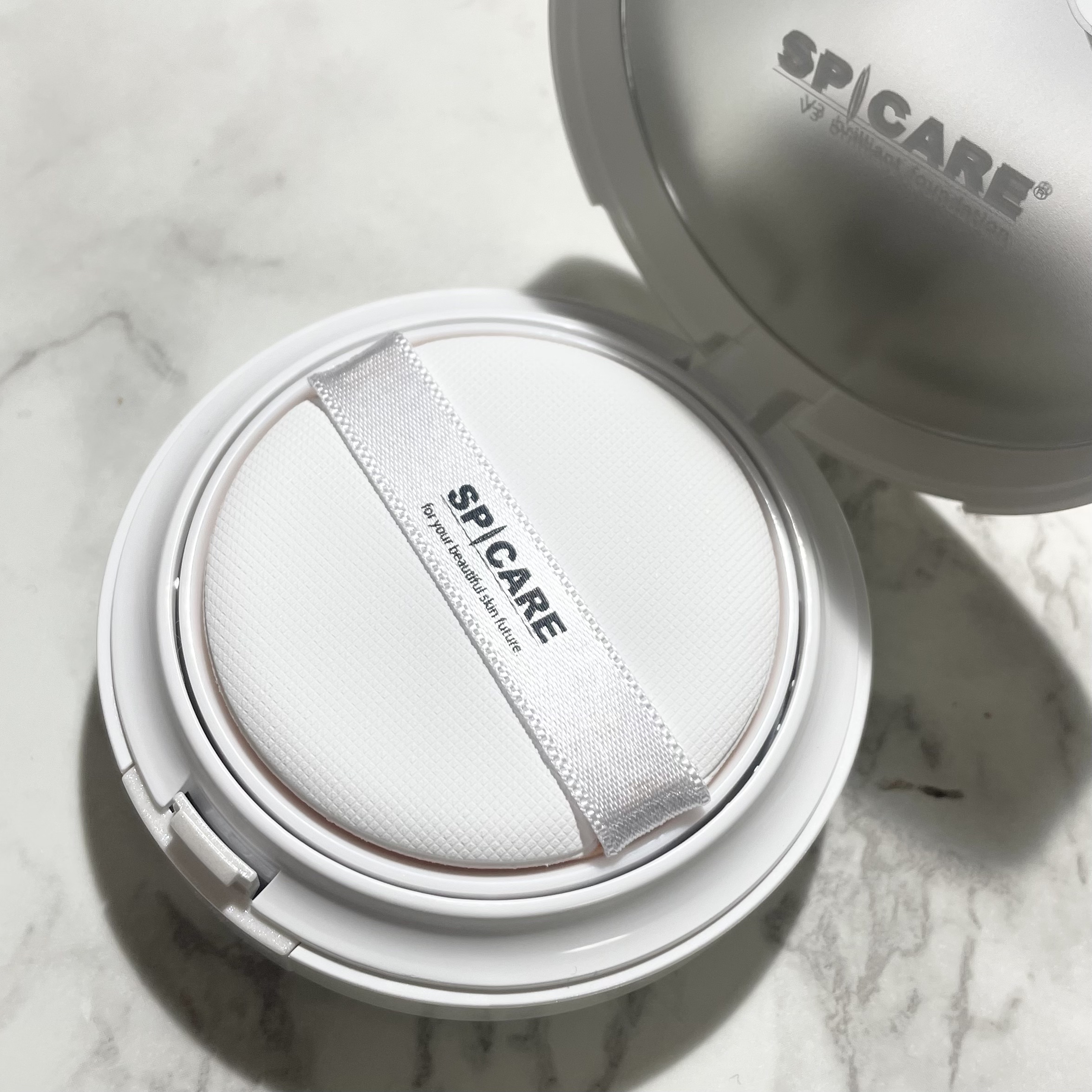 V3 ブリリアント ファンデーション/SPICARE/クッションファンデーションを使ったクチコミ（2枚目）