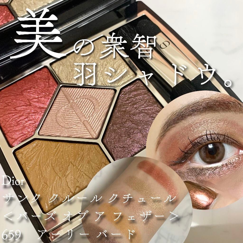 サンク クルール クチュール<バーズ オブ ア フェザー>/Dior/アイシャドウパレットを使ったクチコミ(1枚目)