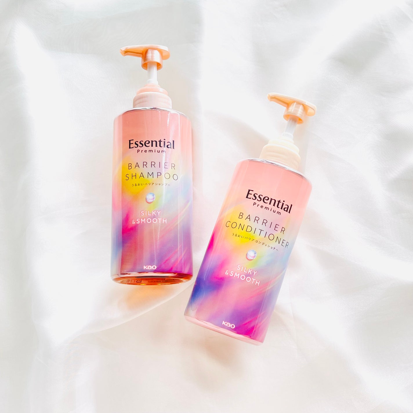 エッセンシャルプレミアム バリアシャンプー・コンディショナー シルキー&スムース/エッセンシャル/市販シャンプーを使ったクチコミ(1枚目)