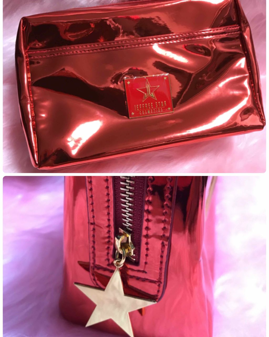 Jeffree Star Cosmetics ReflectiveMakeBag-Red