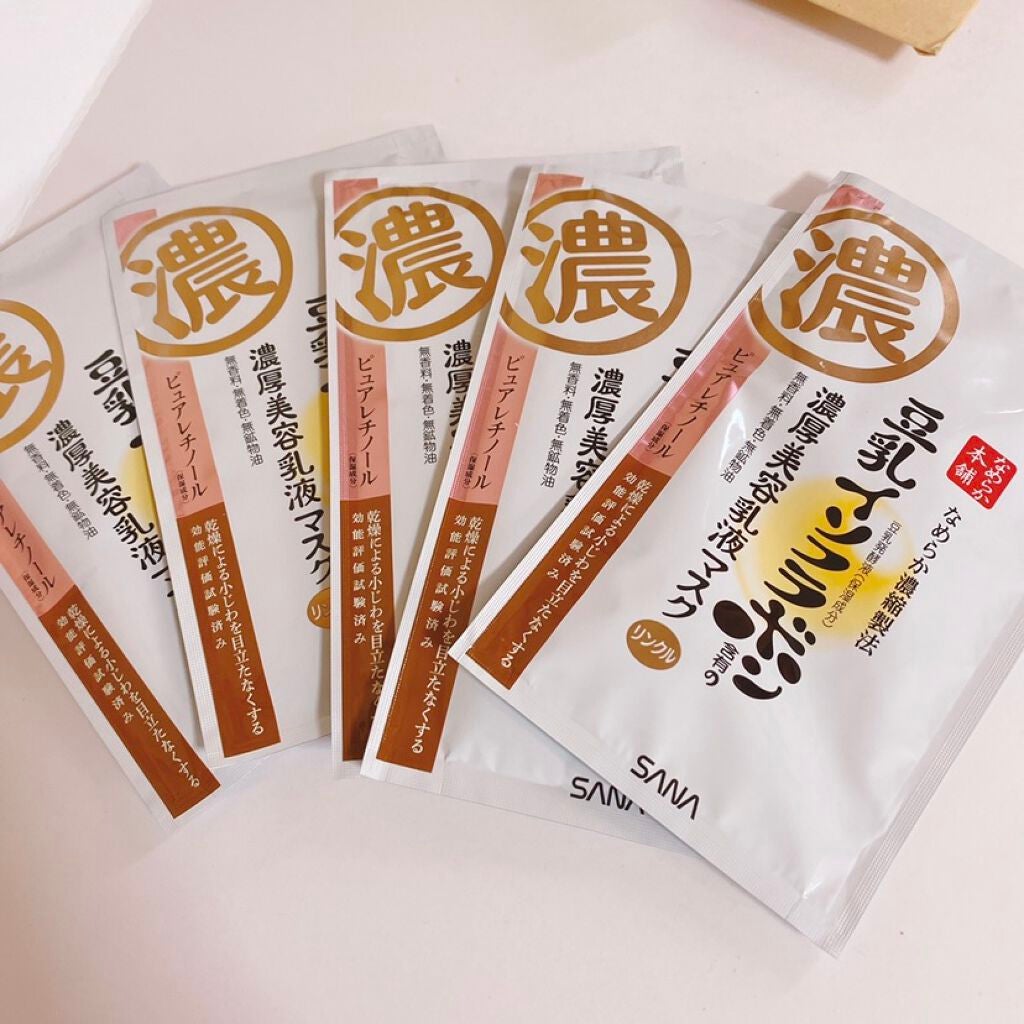 リンクルジェル乳液マスク/なめらか本舗/シートマスク・パックを使ったクチコミ(3枚目)