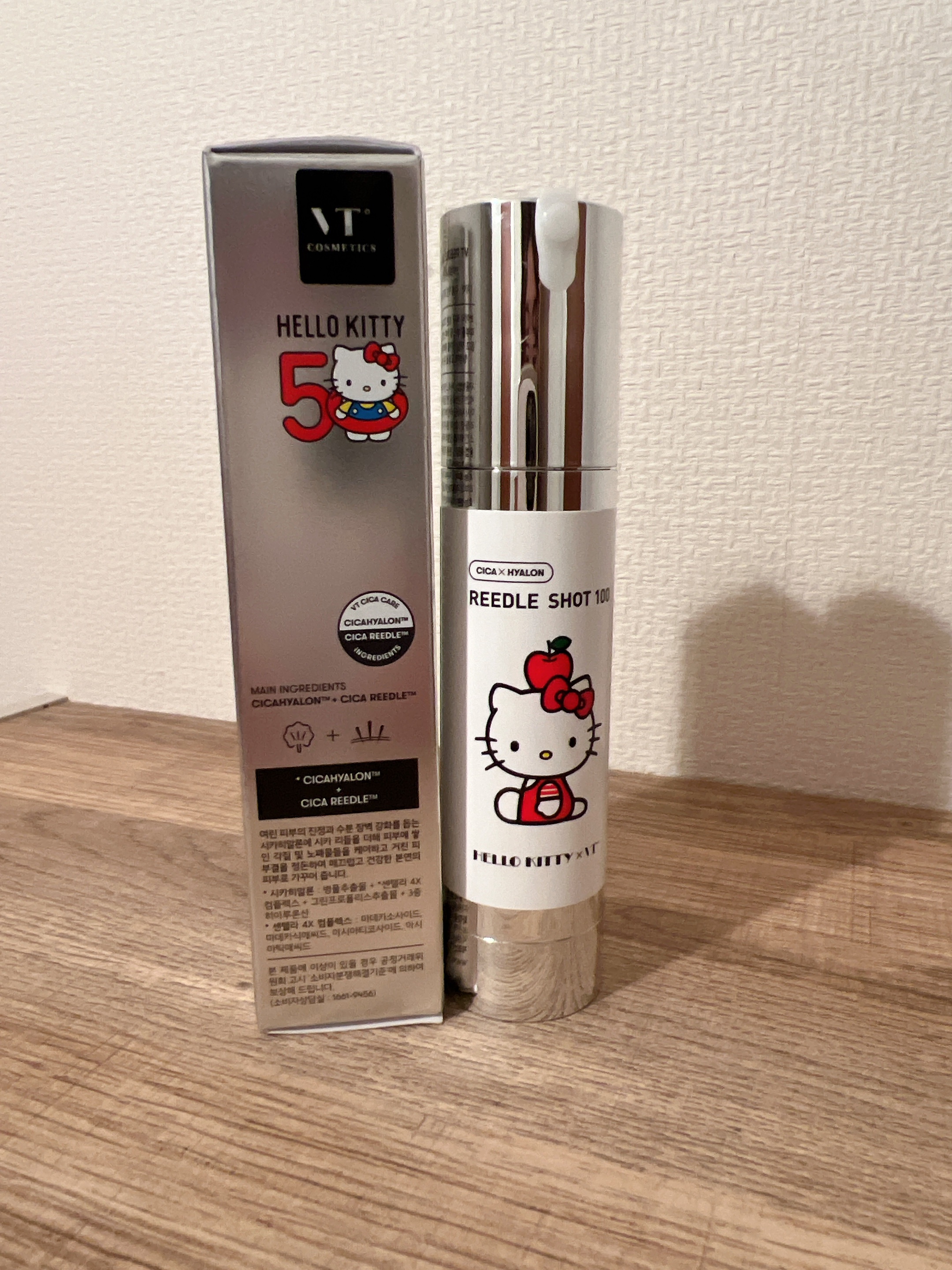 リードルショット100 ハローキティ限定パッケージ（50ml）/VT/美容液を使ったクチコミ（2枚目）