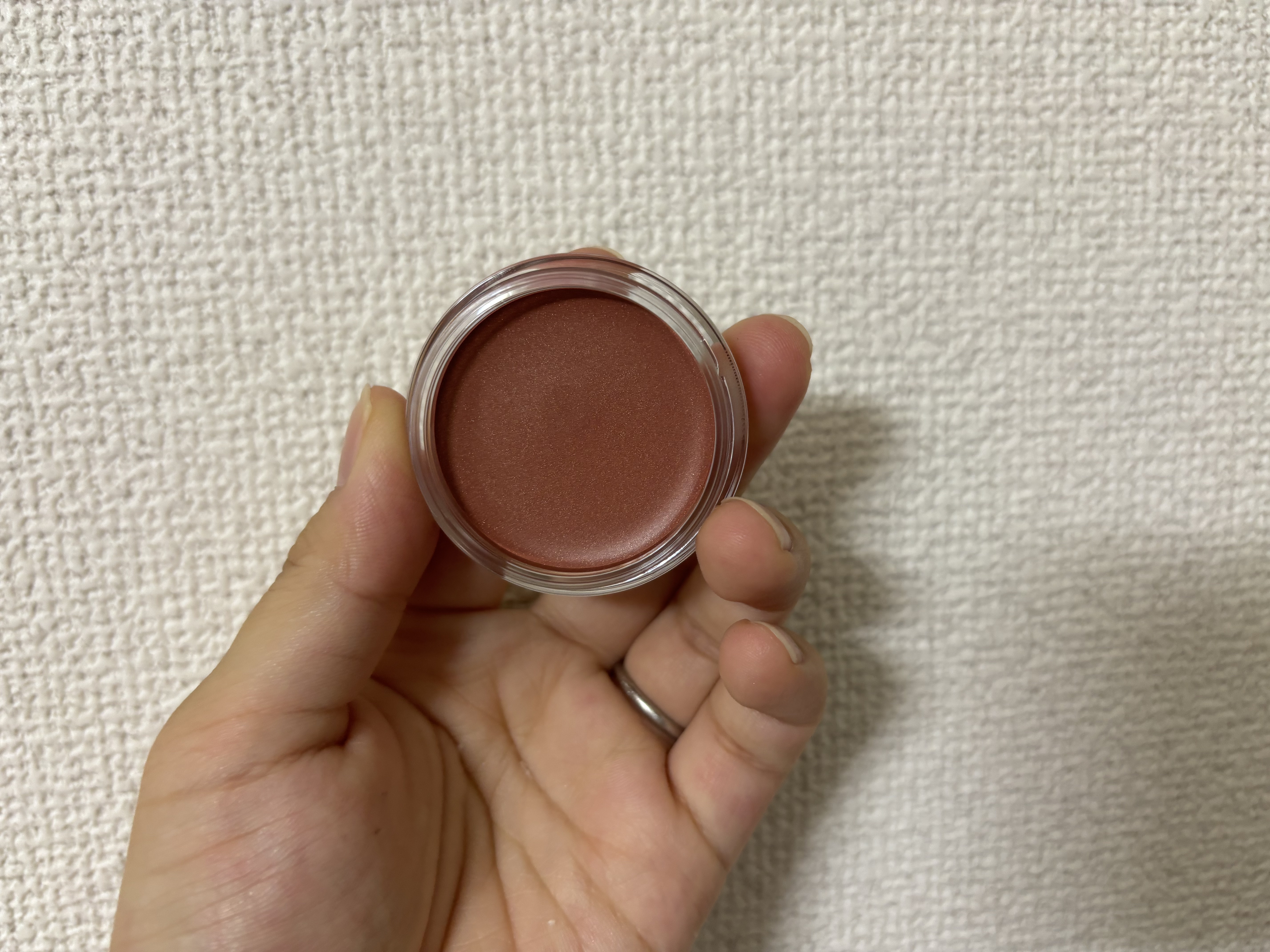 THREE グラムトーンカラーカスタード 04 UNLIMITED TIME/THREE/ジェル・クリームチークを使ったクチコミ（2枚目）