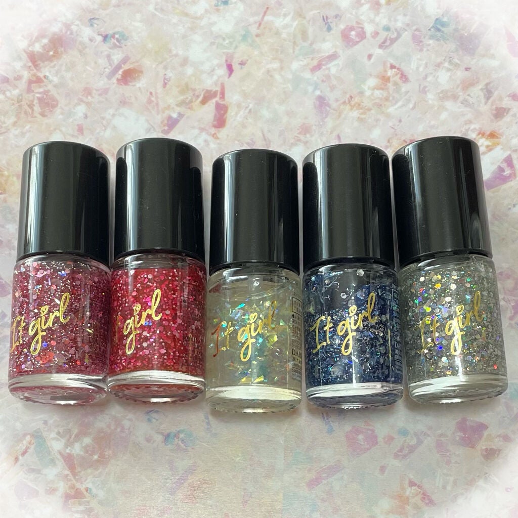 ITGグリッターネイル/DAISO/マニキュアを使ったクチコミ(8枚目)