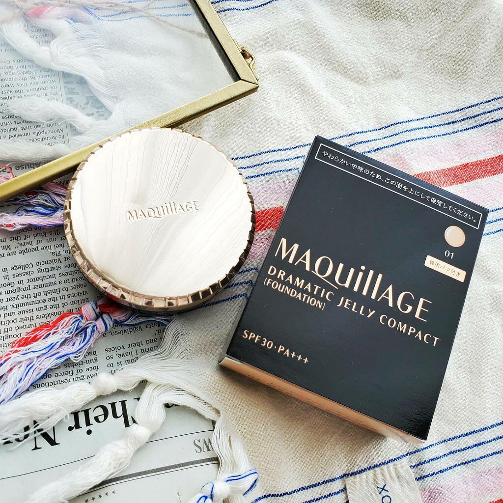 ドラマティックジェリーコンパクト/マキアージュ/クッションファンデーションを使ったクチコミ(2枚目)