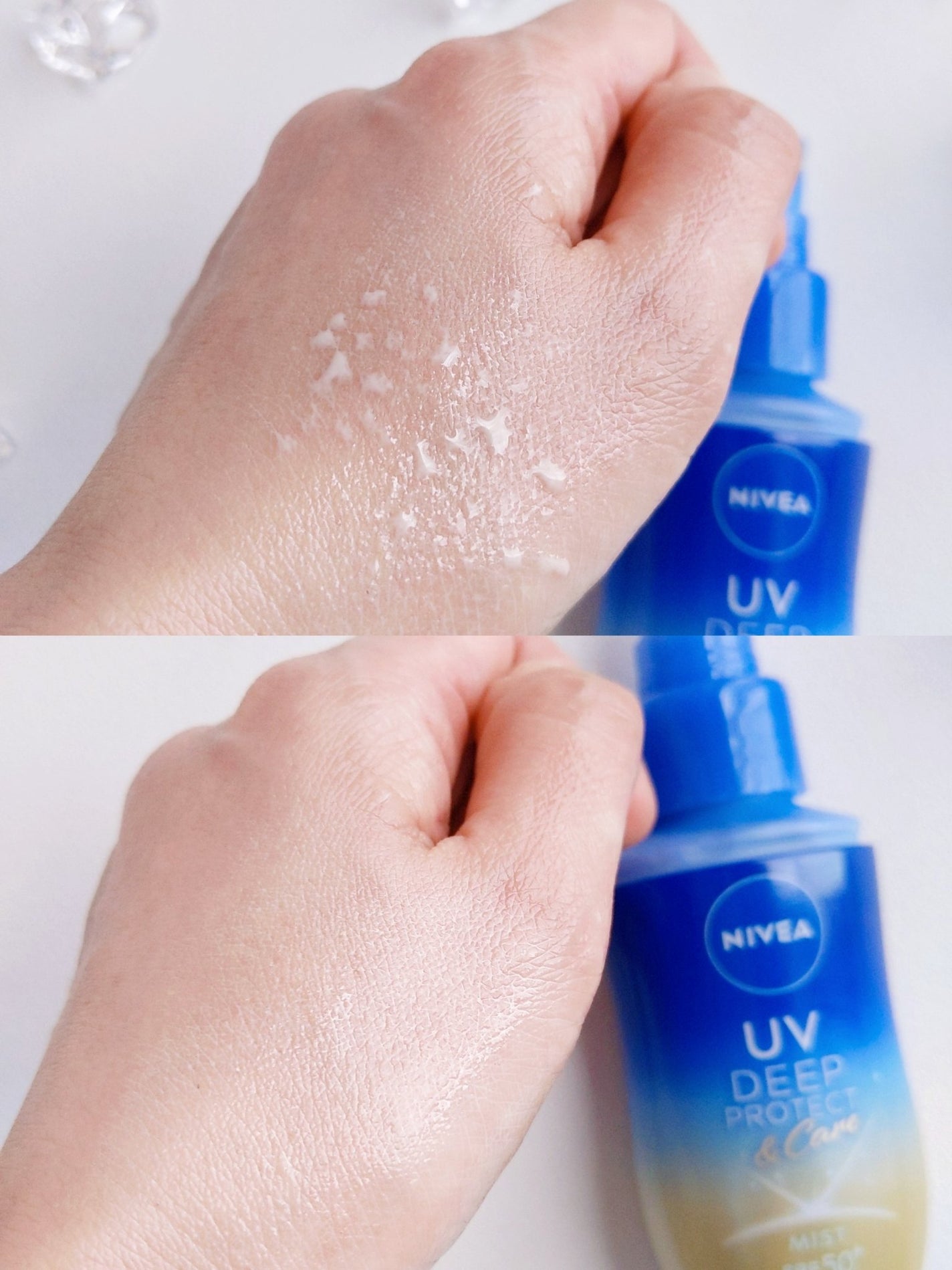 ニベアUV ディーププロテクト&ケア ミルクミスト/ニベア/日焼け止めミスト・スプレーを使ったクチコミ(2枚目)