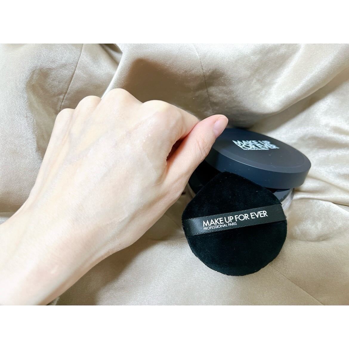 HD スキン セッティングパウダー/MAKE UP FOR EVER/ルースパウダーを使ったクチコミ(4枚目)