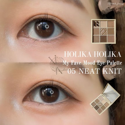 マイフェイブムードアイパレット 9カラー/HOLIKA HOLIKA/アイシャドウパレットを使ったクチコミ(1枚目)