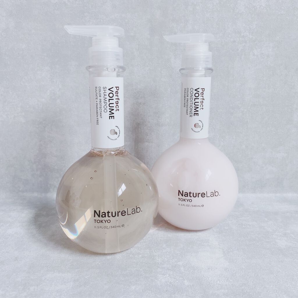 パーフェクト ボリューム シャンプー／コンディショナー/NatureLab. TOKYO/サロンシャンプーを使ったクチコミ（2枚目）