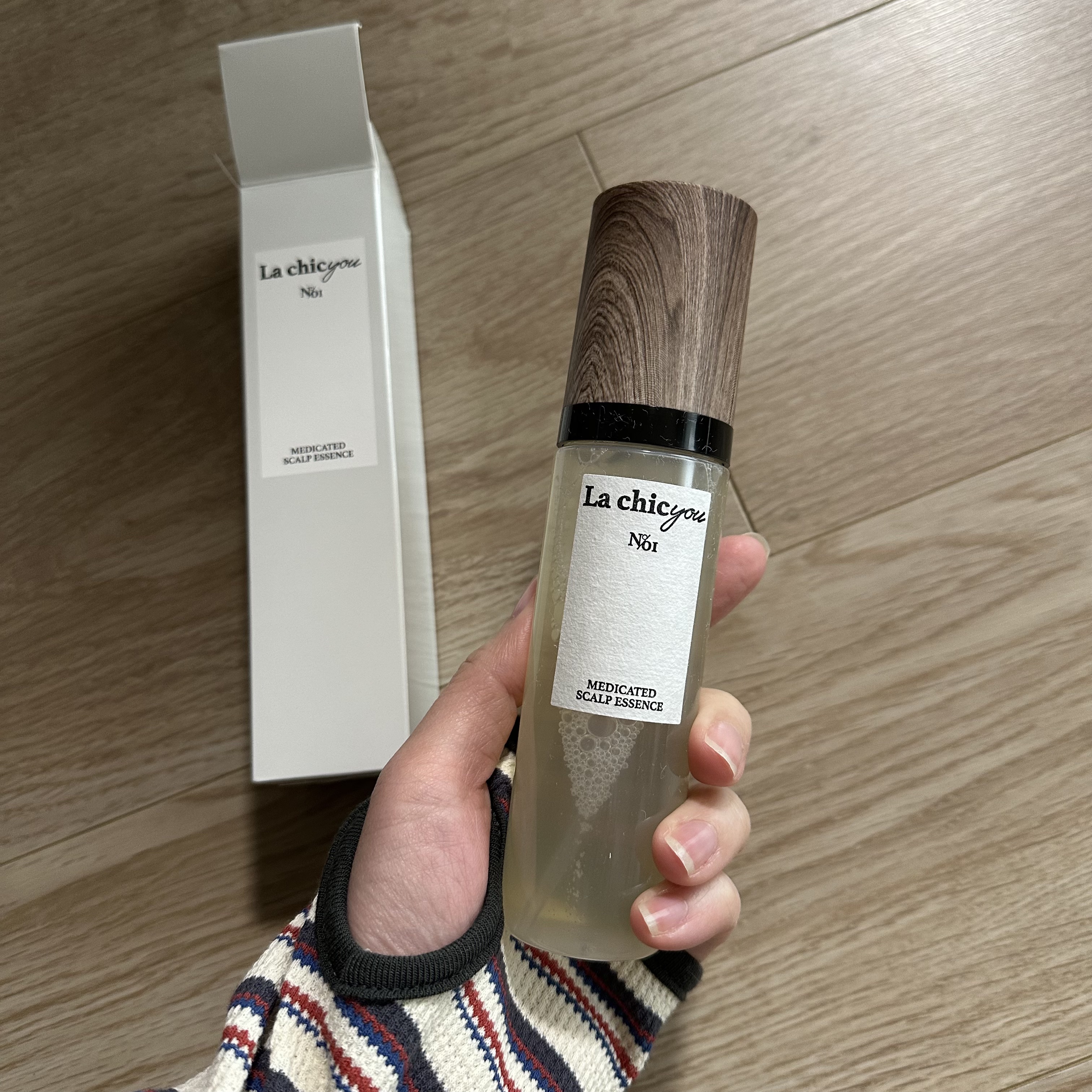 MEDICATED SCALP ESSENCE/La chicyou/頭皮ローションを使ったクチコミ（2枚目）