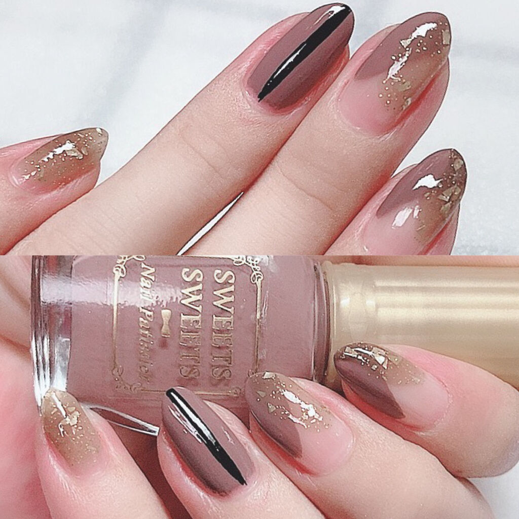 ネイルパティシエ 33 アマンドショコラ/スウィーツ スウィーツ/マニキュアを使ったクチコミ（2枚目）