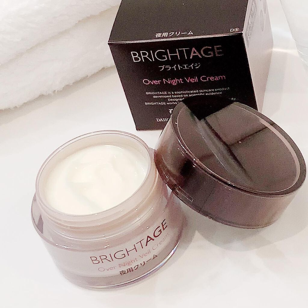オーバーナイト ヴェールクリーム/BRIGHTAGE/フェイスクリームを使ったクチコミ（3枚目）