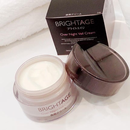 オーバーナイト ヴェールクリーム/BRIGHTAGE/フェイスクリームを使ったクチコミ(3枚目)