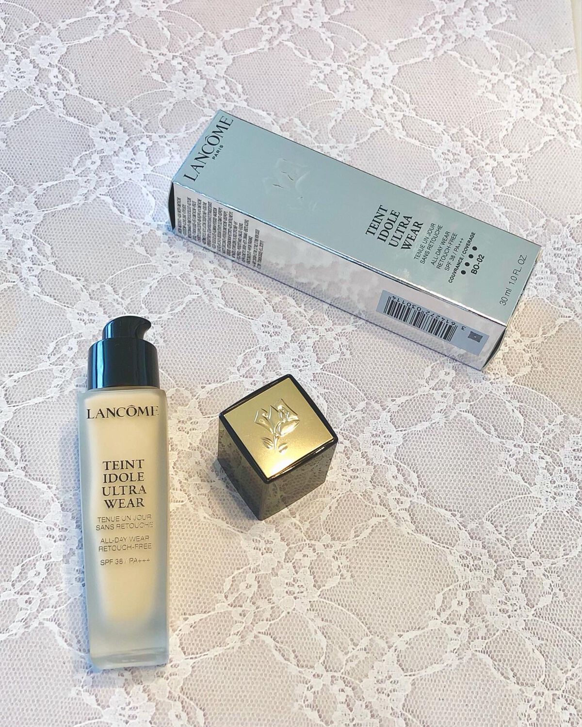 タンイドル ウルトラ ウェア リキッド B-02/LANCOME/リキッドファンデーションを使ったクチコミ（2枚目）