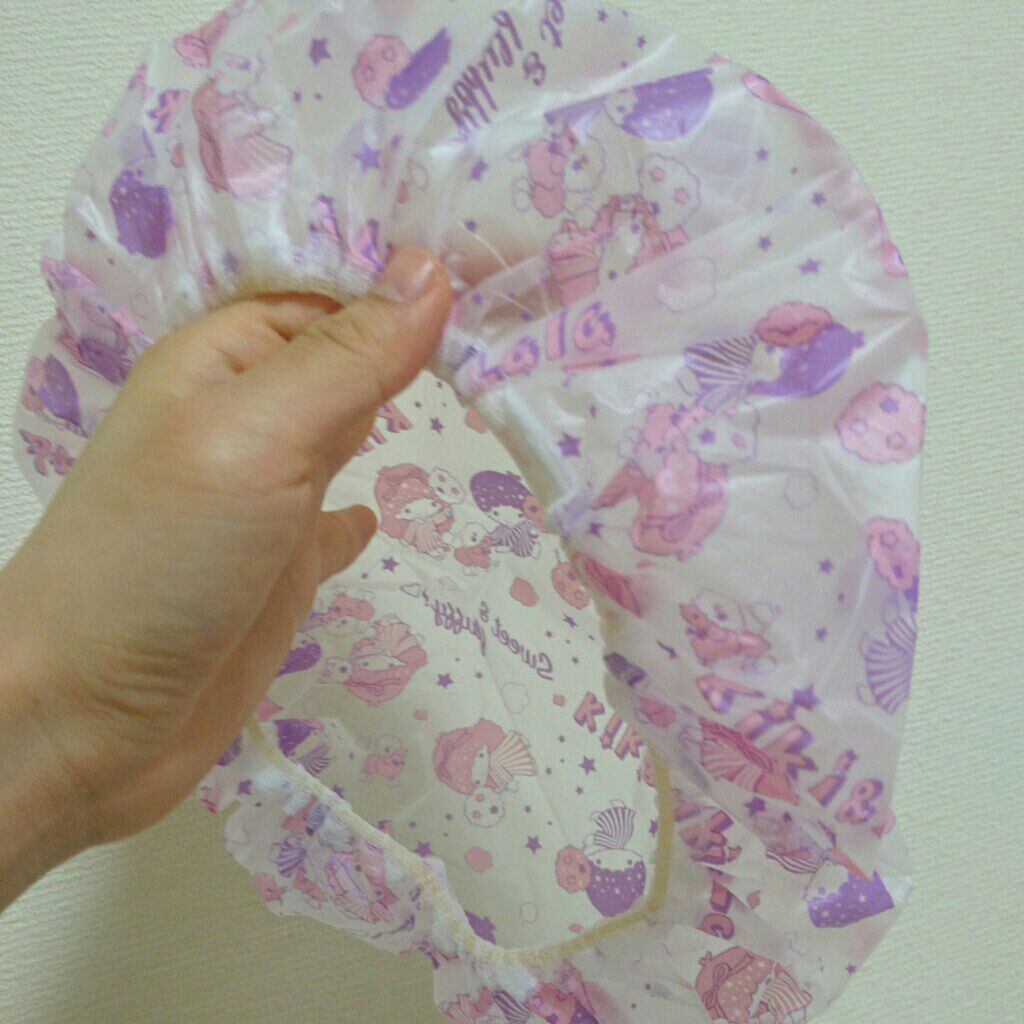 シャワーキャップ/DAISO/ヘアケアグッズを使ったクチコミ(3枚目)
