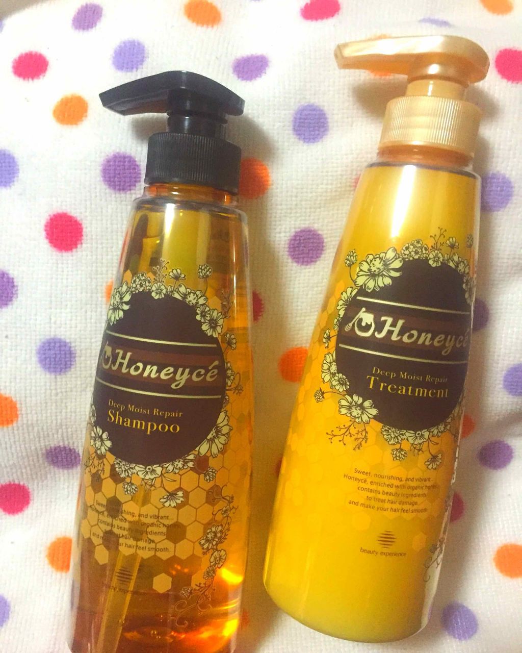 ディープモイストリペア シャンプー／トリートメント/ハニーチェ/市販シャンプーを使ったクチコミ（1枚目）