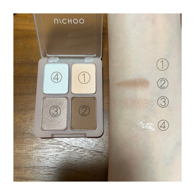  グラム アイ シャドウ スパークリングセピア(SPARKLING SEPIA)/U/CHOO/アイシャドウパレットを使ったクチコミ（3枚目）