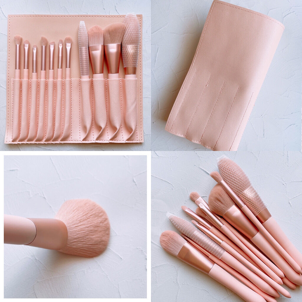 メイクブラシセット/Qoo10/メイクブラシを使ったクチコミ（3枚目）