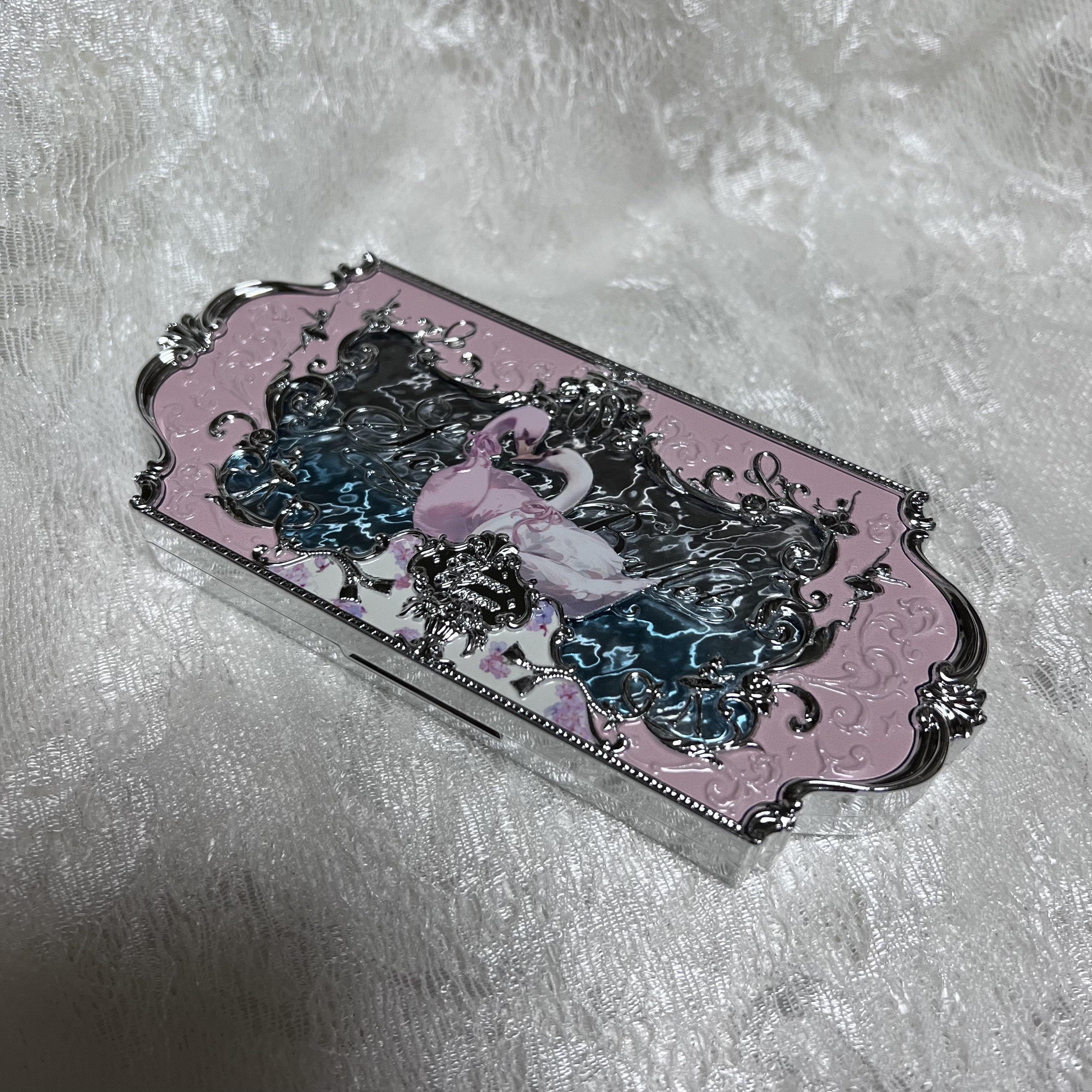 フラワーノーズスワンバレエシリーズ アイシャドウパレット 03 ピンクスワン/FlowerKnows/アイシャドウパレットを使ったクチコミ（2枚目）