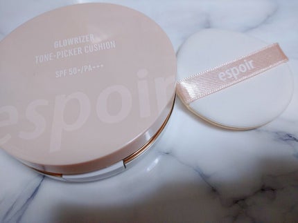 GLOMRIZER トーンピッカー クッション/espoir/クッションファンデーションを使ったクチコミ(1枚目)