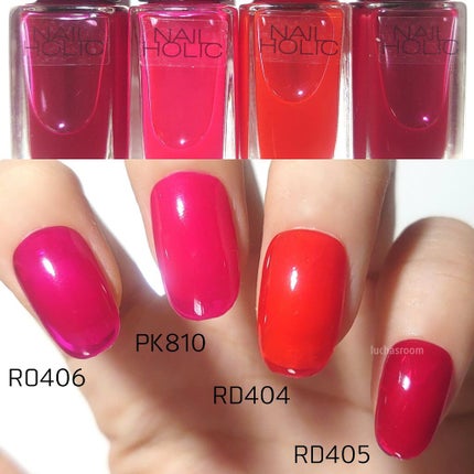 ネイルホリック Juicy color RD405/ネイルホリック/マニキュアの画像