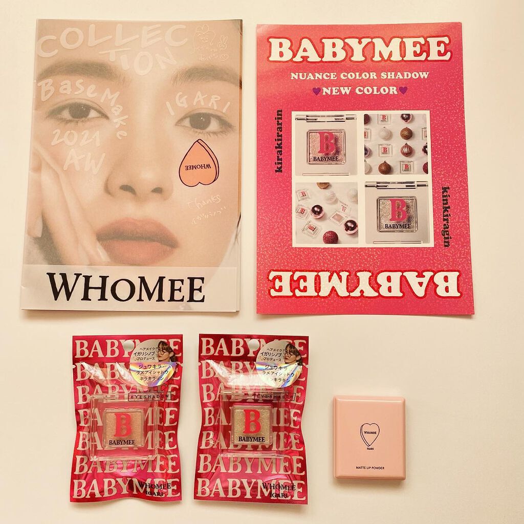 マットリップパウダー/WHOMEE/口紅を使ったクチコミ（1枚目）