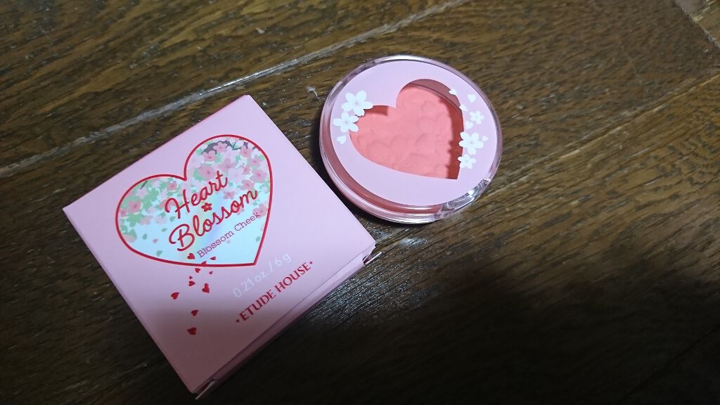 ハート ブロッサムチーク/ETUDE/パウダーチークを使ったクチコミ(1枚目)