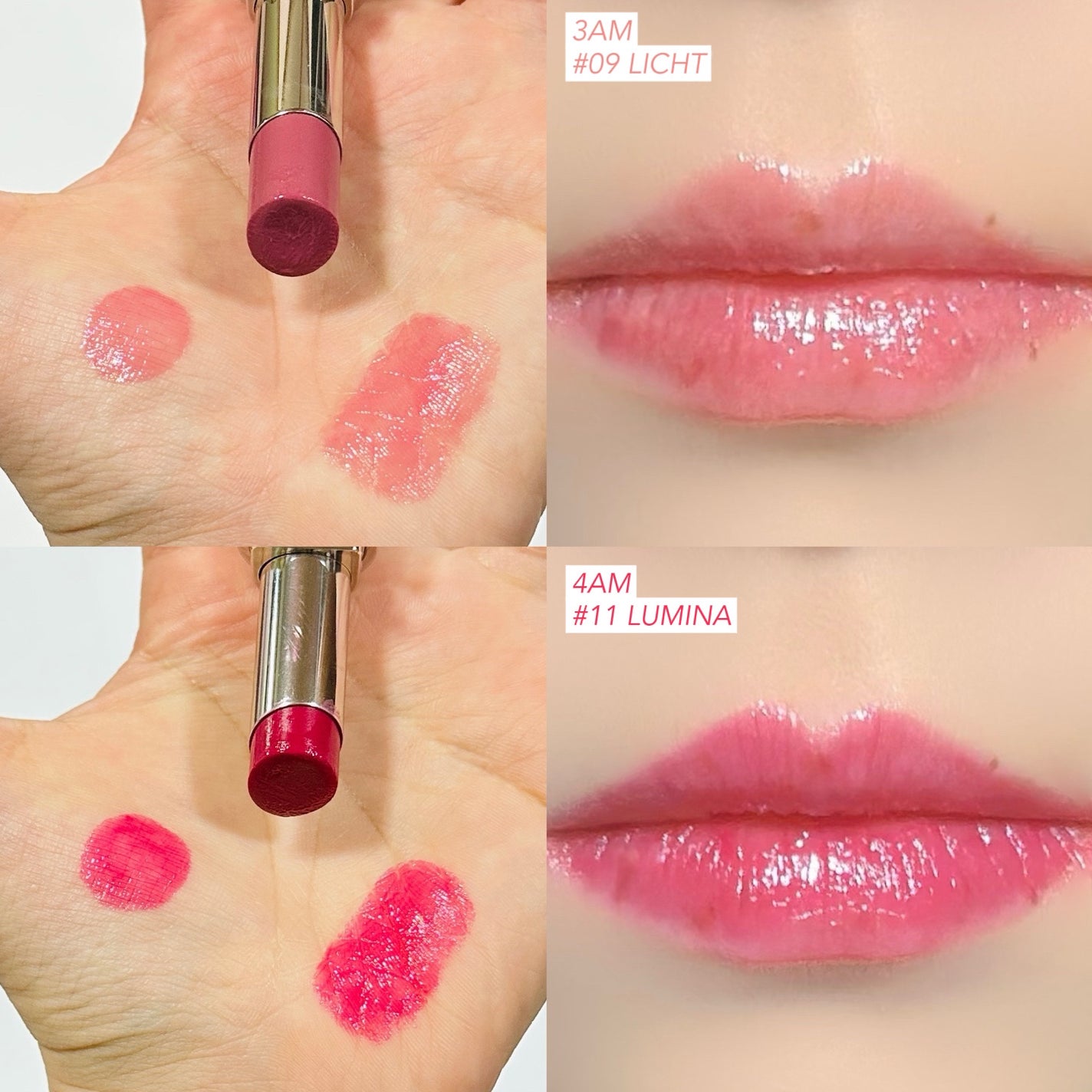 MELTING FIT SHINE BALM/Lummir/口紅を使ったクチコミ(3枚目)