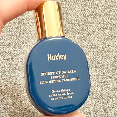 Huxley ハクスリー パフューム；ブルーメディナタンジェリンのクチコミ「Huxleyパフューム ブルーメディナタンジェリン🍊


苦味のある柑橘系とウッディな香りで、.....」（1枚目）