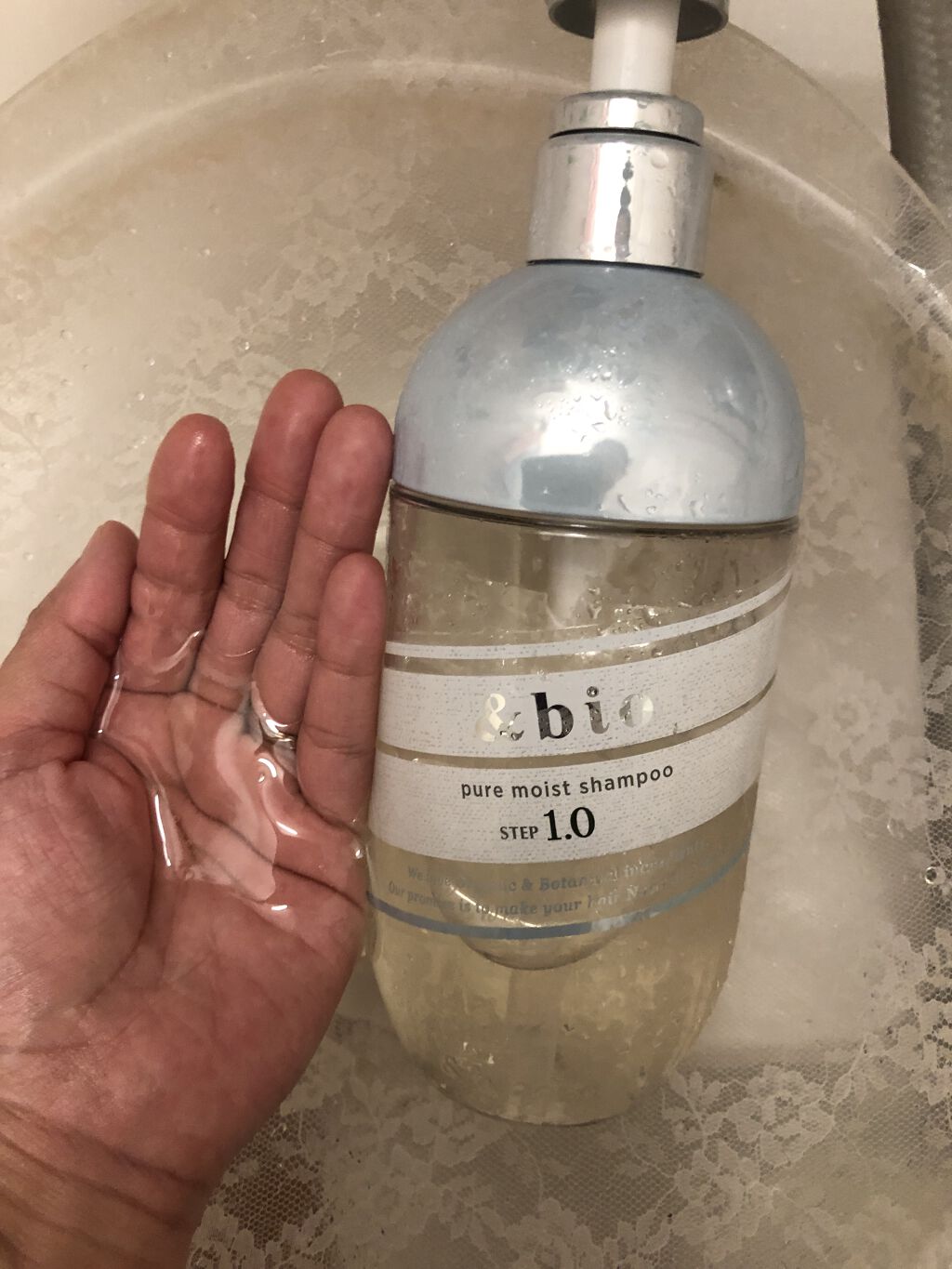 ピュアモイスト シャンプー 1.0／ヘアトリートメント 2.0/&bio/市販シャンプーを使ったクチコミ（2枚目）