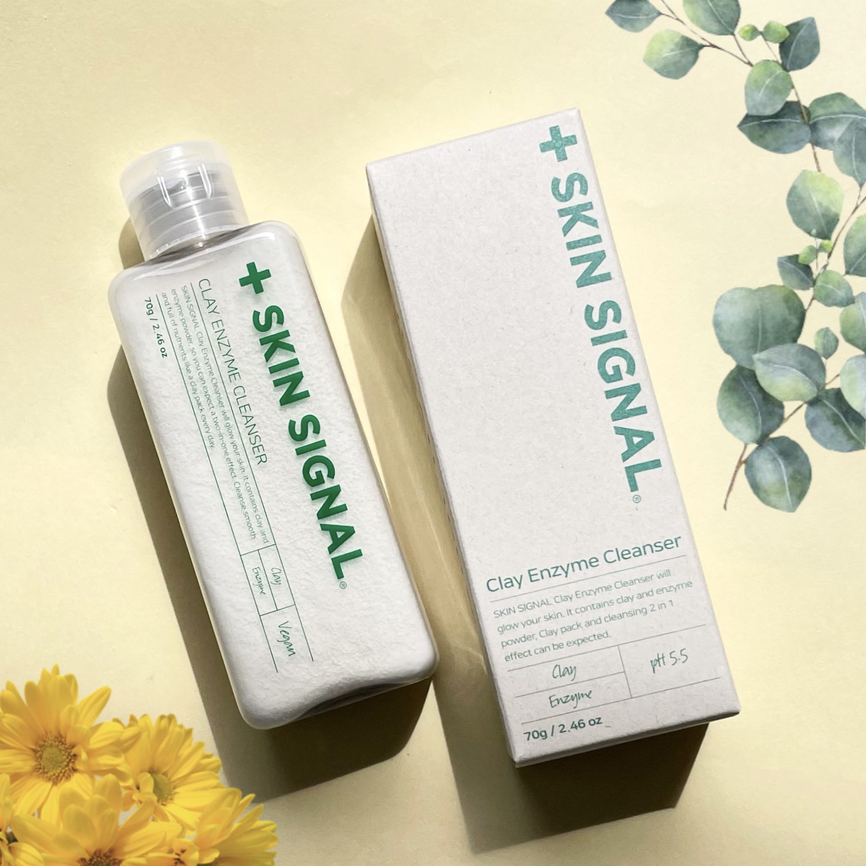 ホワイト クレイ酵素クレンザー	/SKIN SIGNAL/洗顔パウダーを使ったクチコミ（1枚目）