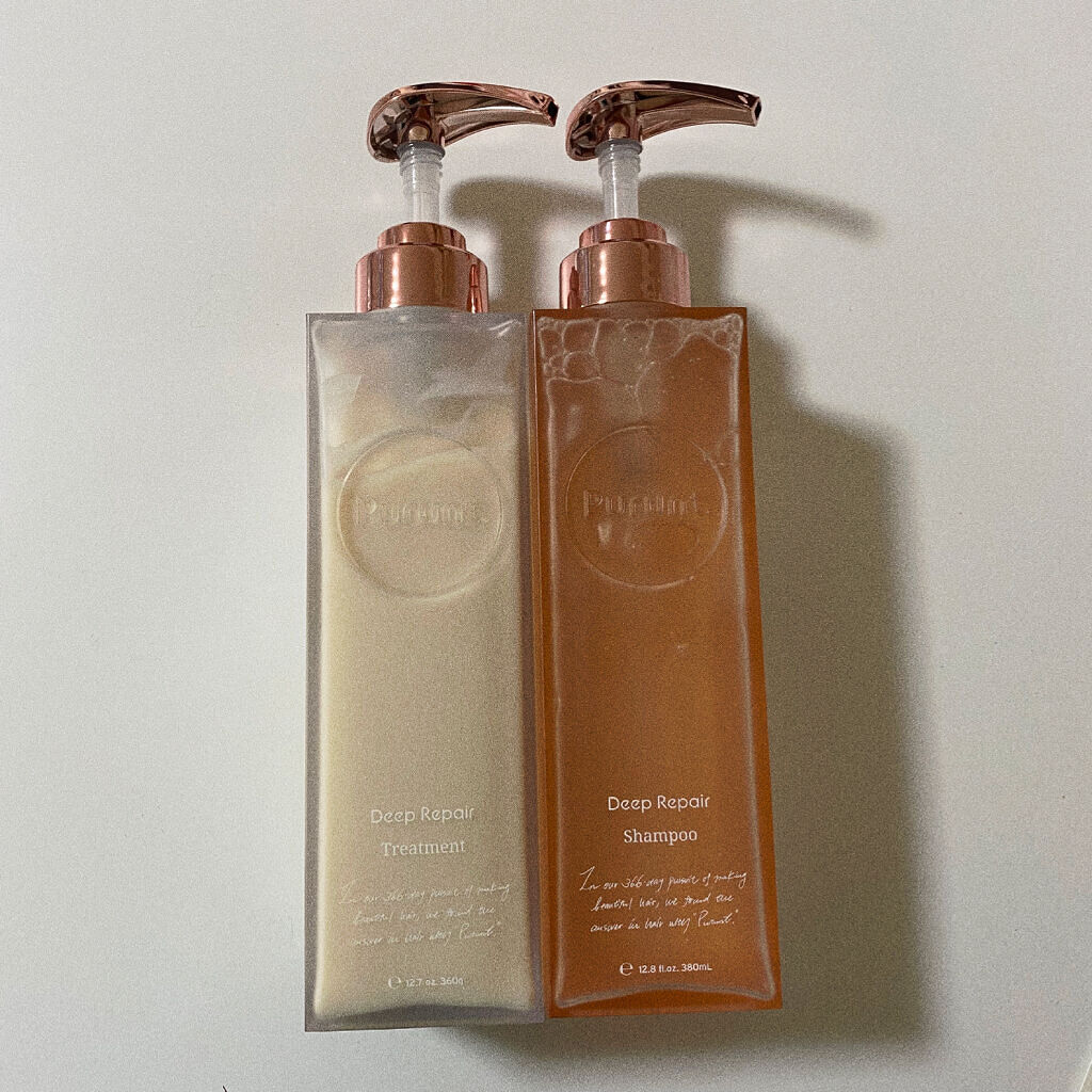 プルント ディープリペア美容液シャンプー／トリートメント/Purunt./市販シャンプーを使ったクチコミ（1枚目）