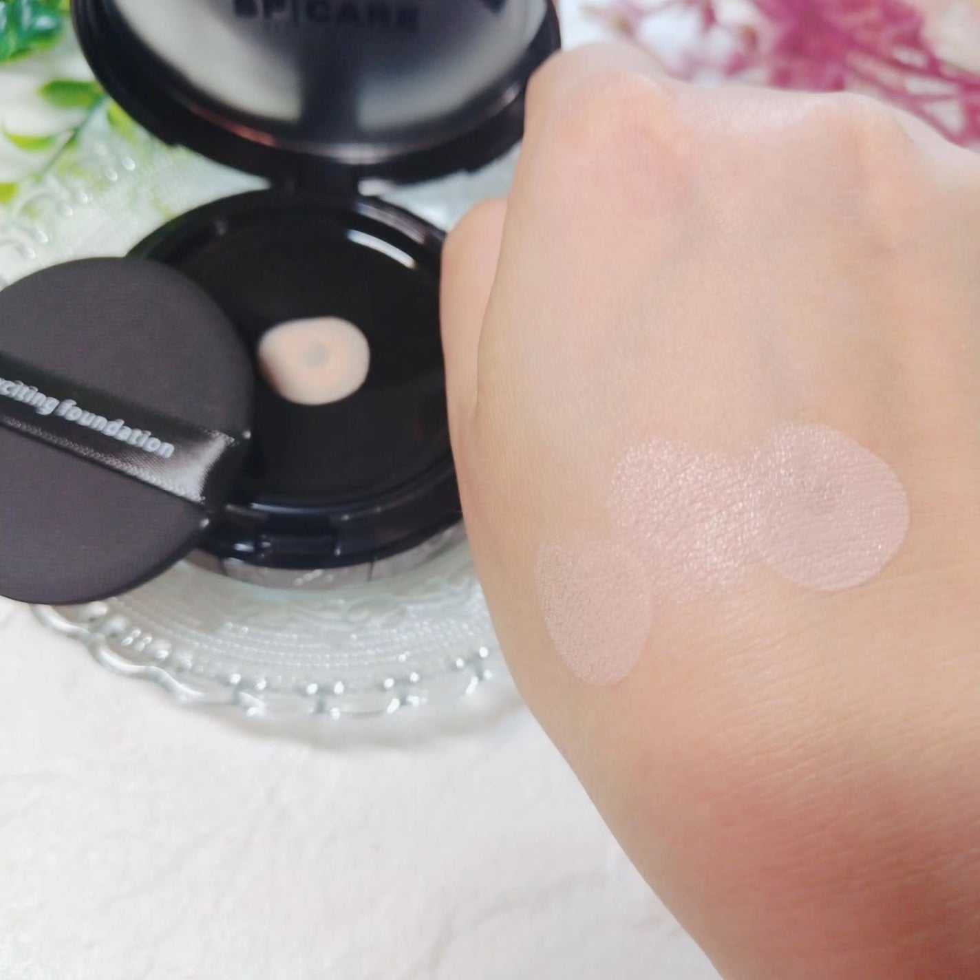 V3 エキサイティングファンデーション/SPICARE/クッションファンデーションを使ったクチコミ(3枚目)