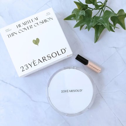 ハートリーフシーンカバークッション/23years old/クッションファンデーションを使ったクチコミ(2枚目)