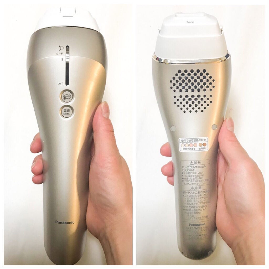 光美容器 光エステ ボディ&フェイス用 ハイパワー ゴールドES-CWP97-N/Panasonic/家庭用脱毛器を使ったクチコミ(2枚目)