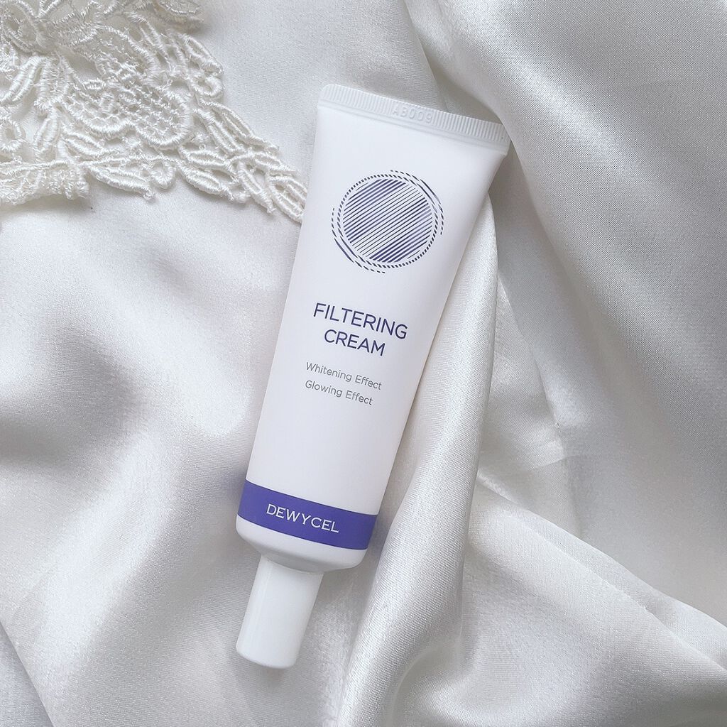 フィルタリングクリーム/DEWYCEL/日焼け止めクリームを使ったクチコミ（1枚目）