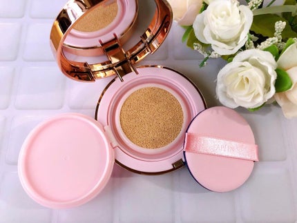 ピンクティーツリーカバークッション/APLIN/クッションファンデーションを使ったクチコミ(3枚目)