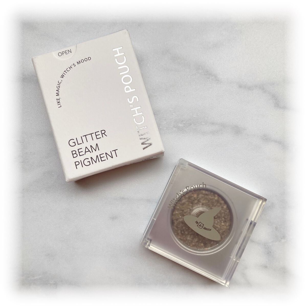 グリッター ビーム ピグメント/Witch's Pouch/グリッターを使ったクチコミ(1枚目)