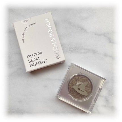 グリッター ビーム ピグメント/Witch's Pouch/グリッターを使ったクチコミ(1枚目)