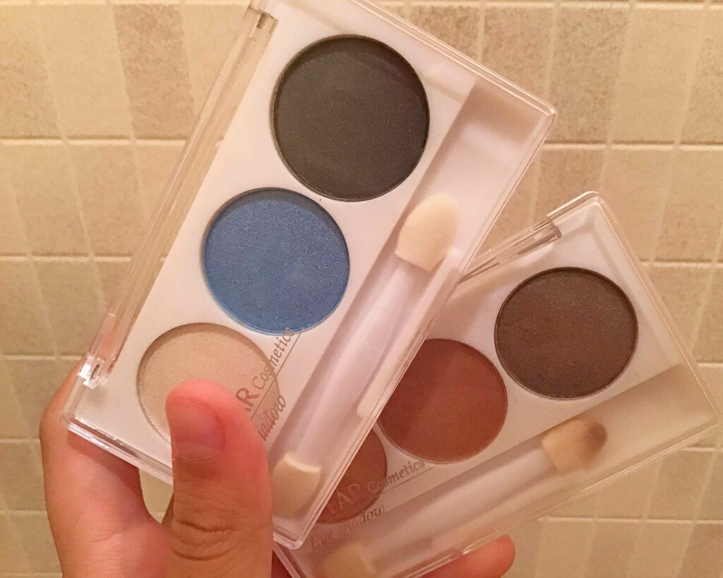 エルファー プロフェッショナル アイシャドウ/DAISO/アイシャドウパレットを使ったクチコミ（1枚目）