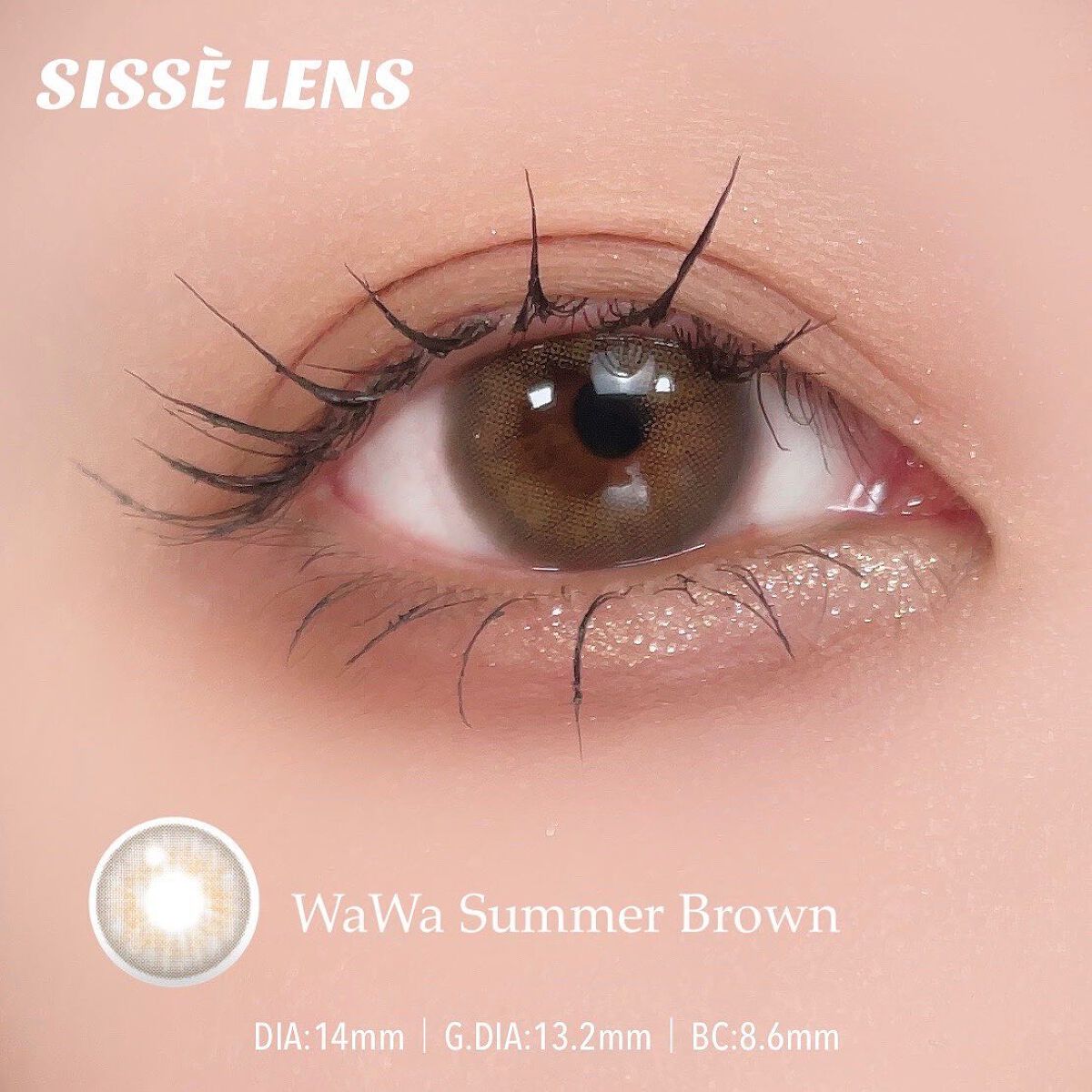 にゃん汰 on LIPS 「\ほんのりグレー縁のブラウンカラコン♡/┈┈┈┈┈┈┈┈┈┈┈..」(1枚目)