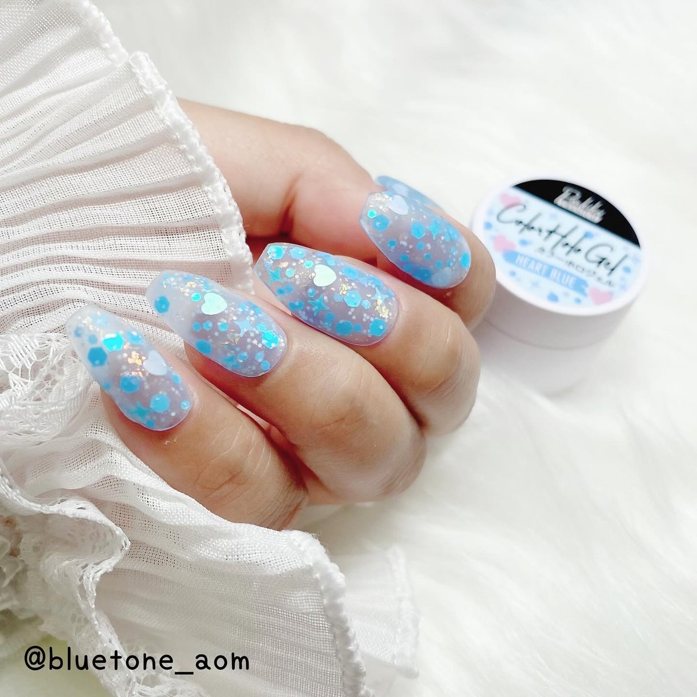 オーロラエフェクトフレーク/ネイル工房/ネイルチップ・パーツを使ったクチコミ(8枚目)