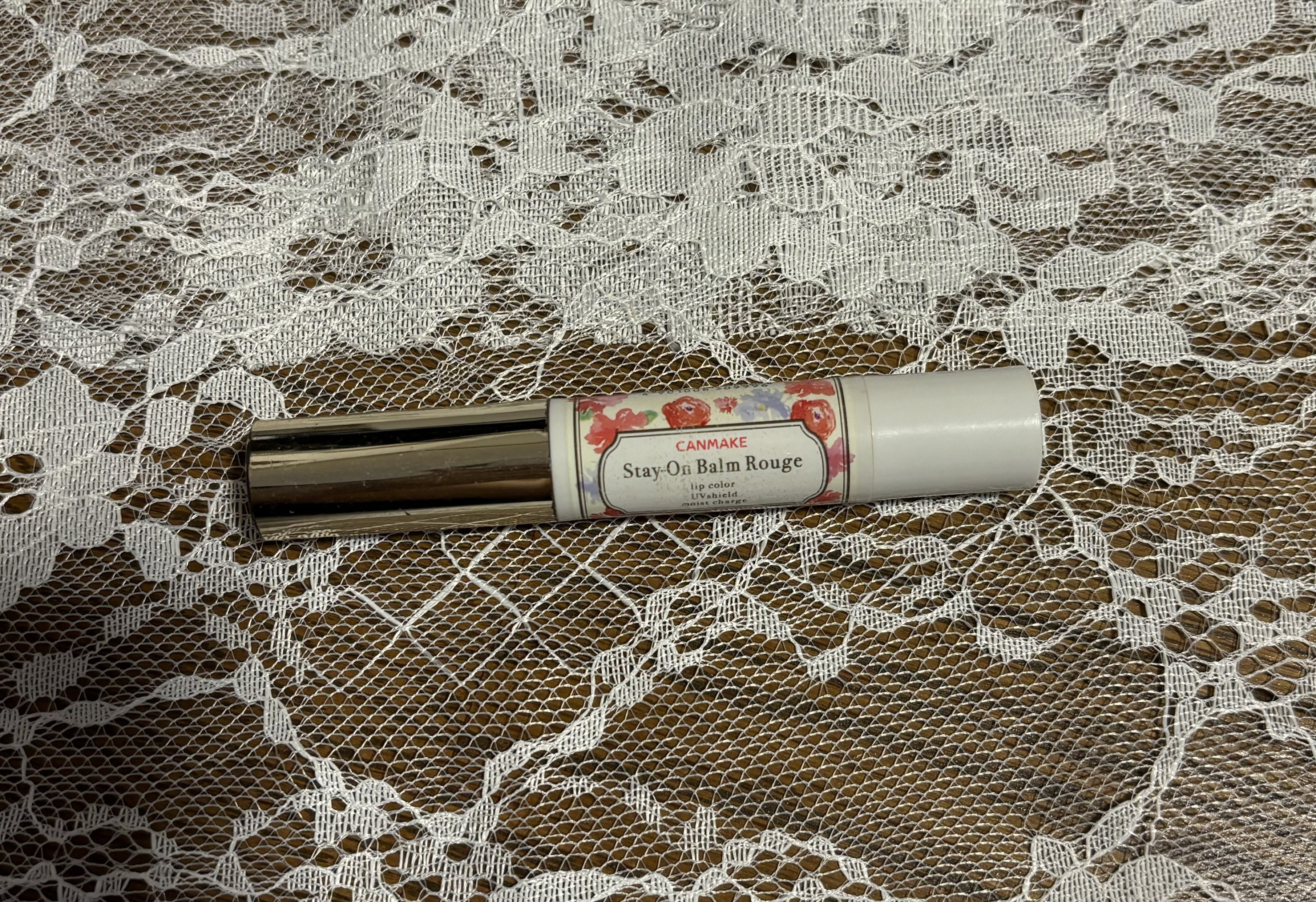 ステイオンバームルージュ（ティントタイプ） T01 リトルアネモネ/キャンメイク/リップティントを使ったクチコミ（1枚目）